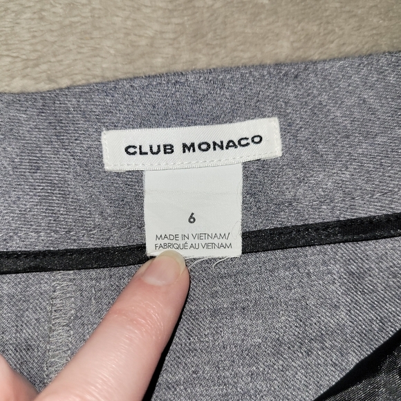 Club Monaco wool blend cropped pants size 6 - Picture 9 of 12